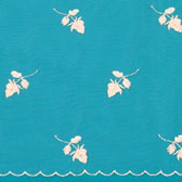 Hímzett menyasszonyi tüll - IVORY (Elefántcsontszínű) 